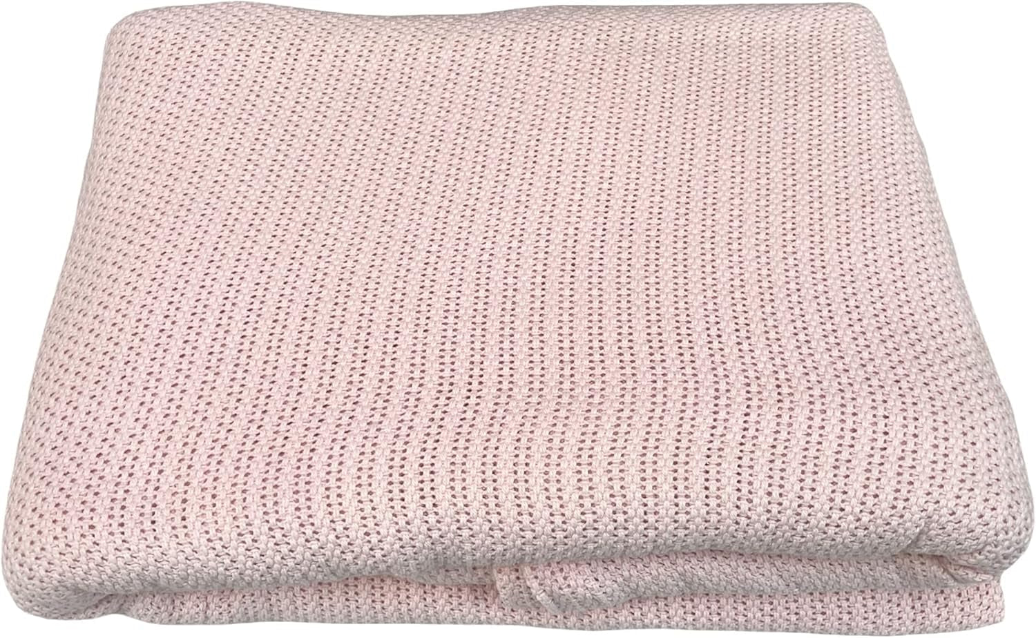 Familiesengetøj Pink celletæppe til dobbeltseng, bomuld, stort sengetæppe, vendbart, let, termisk, blødt, traditionelt celletæppe, 230 x 230 cm dyner og dyner Naty Shop