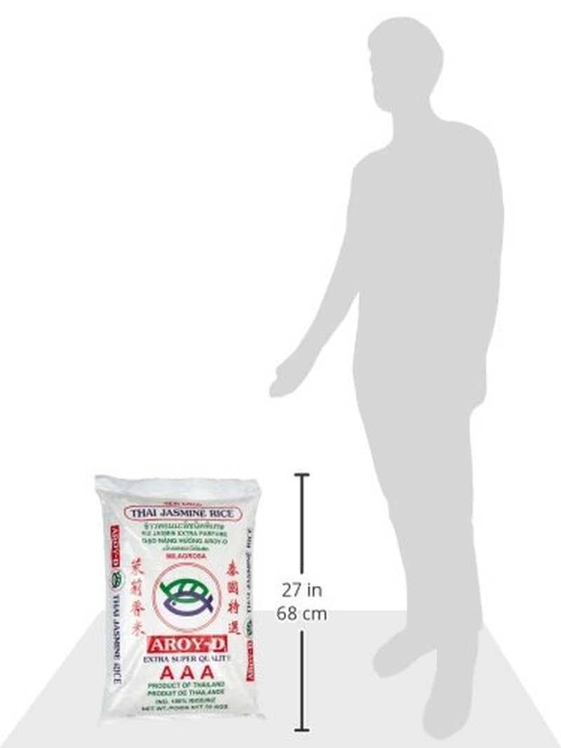 Aroy-D duftende ris, 100% langkornet ris, 1 pakke (1 x 20 kg)