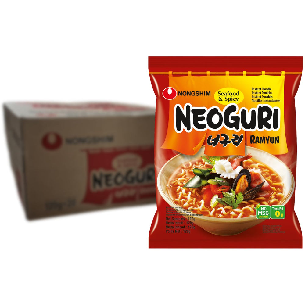 Instant Noodles Nong Shim Kimchi Ramyun Stor skål - Koreansk Ramen Suppe - Hurtig tilberedning - 1 pakke 112g