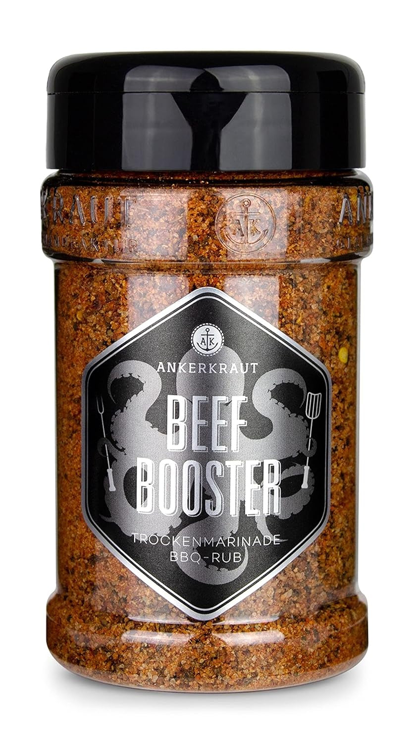 Ankerkraut Grillbuch-Set mit 6 Streuern, 1320g Gewürze plus Buch im Bundle