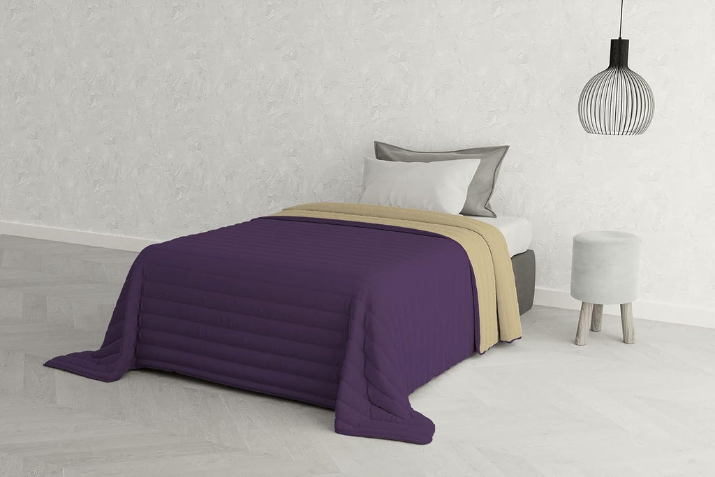 Lenjerie de pat italiană Estivo pat simplu, lenjerie, Aqua, 170 X 270 Cm