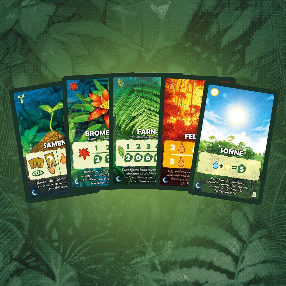 Kosmos 682194 Trætoppe, under regnskovens baldakin, spil for to spillere, festspil, brætspil for alderen 10 år og opefter om regnskoven, træer, planter og dyr