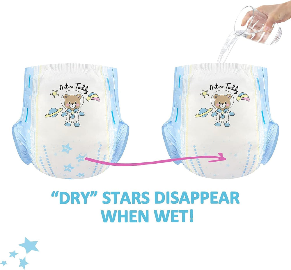 Bleer med tryk til voksne 5500-5800ml 2 pakke, 3 prints tilfældigt udvalg - Astro Babies (L)