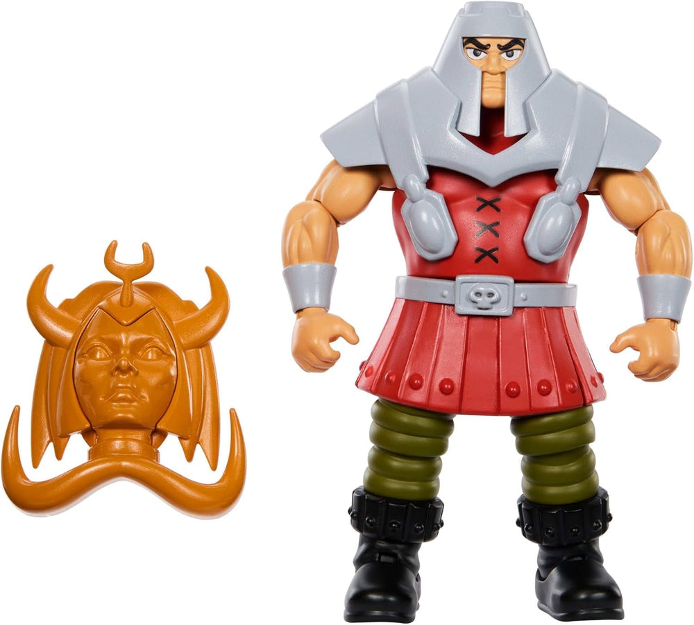 Masters of the Universe Origins Action Figure Ram Man din colecția de desene animate, Aprox. 14 cm înălțime, MOTU Ram Figure din anii 1980 TV, Design detaliat și accesorii, JBM77 Action figures Naty Shop Titlu implicit