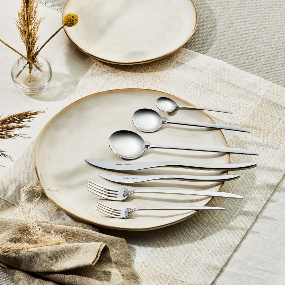 Karaca Amour, sæt med 84 bestik til 12 personer Kitchen Naty Shop