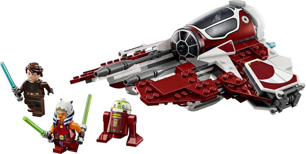 LEGO Star Wars 75401 Ahsokas Jedi Interceptor, Starfighter til Clone Wars-fans, Ahsoka Tano & Anakin Skywalker-minifigurer med lyssværd og R7-A7, til drenge og piger fra 8 år og opefter Byggesæt Beuche den LEGO-Store
