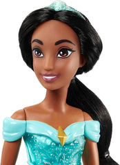 Mattel Disney Princess Legetøj Jasmin Fashion Bevægelig dukke med funklende tøj og tilbehør Disney film inspireret gave til børn HLW12 Naty Shop Dukker