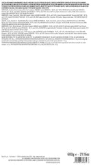 Venchi - White Chocolate Maxi Bar, saltet, 600 g, glutenfri, ingen kunstige farver og ingen konserveringsmidler