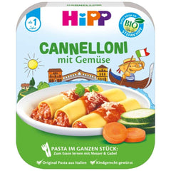 Hipp Cannelloni med grøntsager, pakke med 6 (6 x 250 gram) Mor og barn Naty Shop