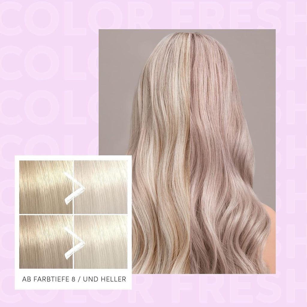 Wella Professionals Color Fresh Mask Pearl Blonde - tratament de păr pentru revitalizarea și schimbarea culorii părului - nuanță hrănitoare cu ulei de avocado - pentru păr deschis și iluminat - 500 ml Masca de par Naty Shop