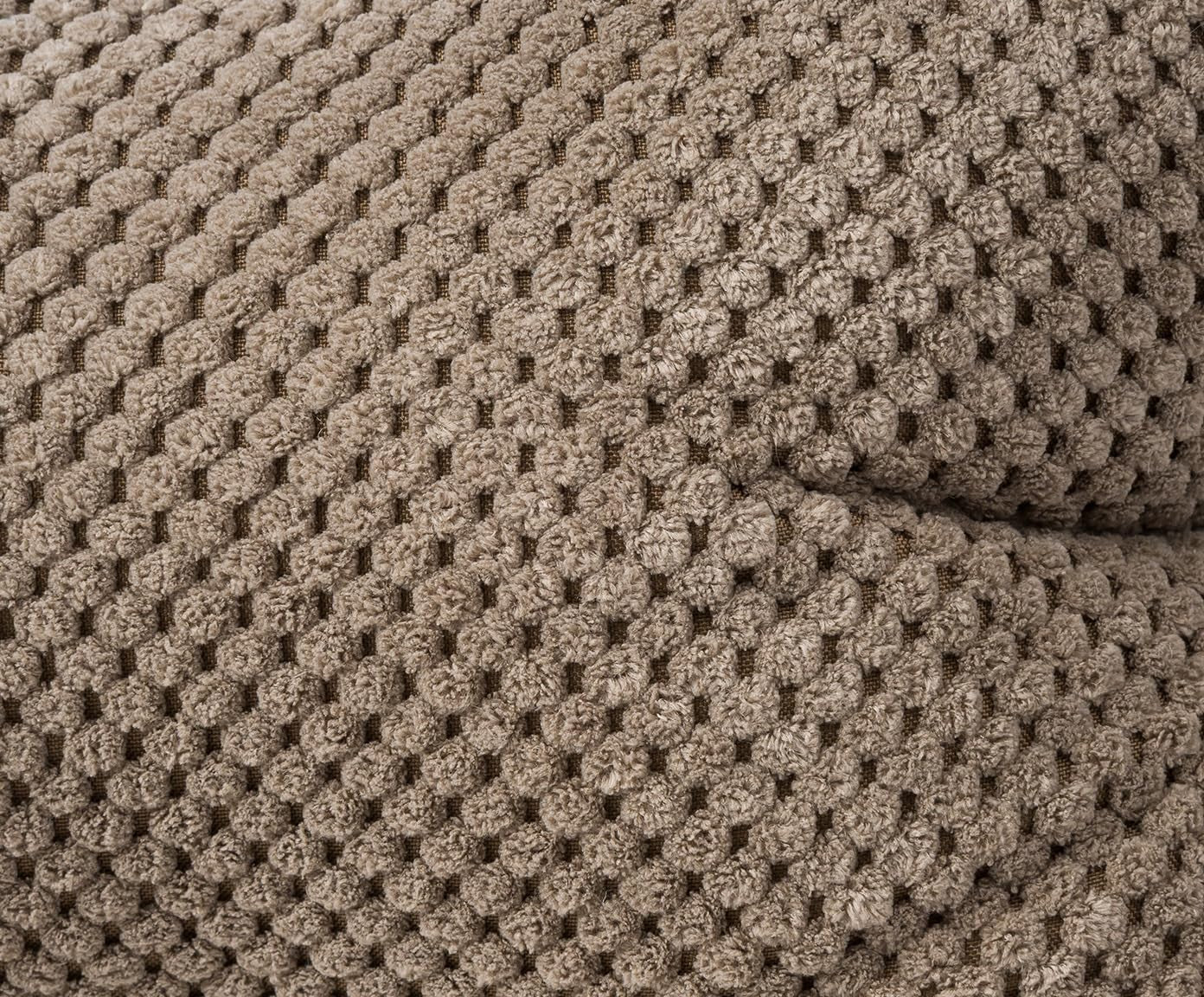 Pernă de citit Gözze - Sven, pernă de gât cu aspect texturat, pernă de citit și relaxare pentru gât și spate, 40 x 25 cm - Taupe