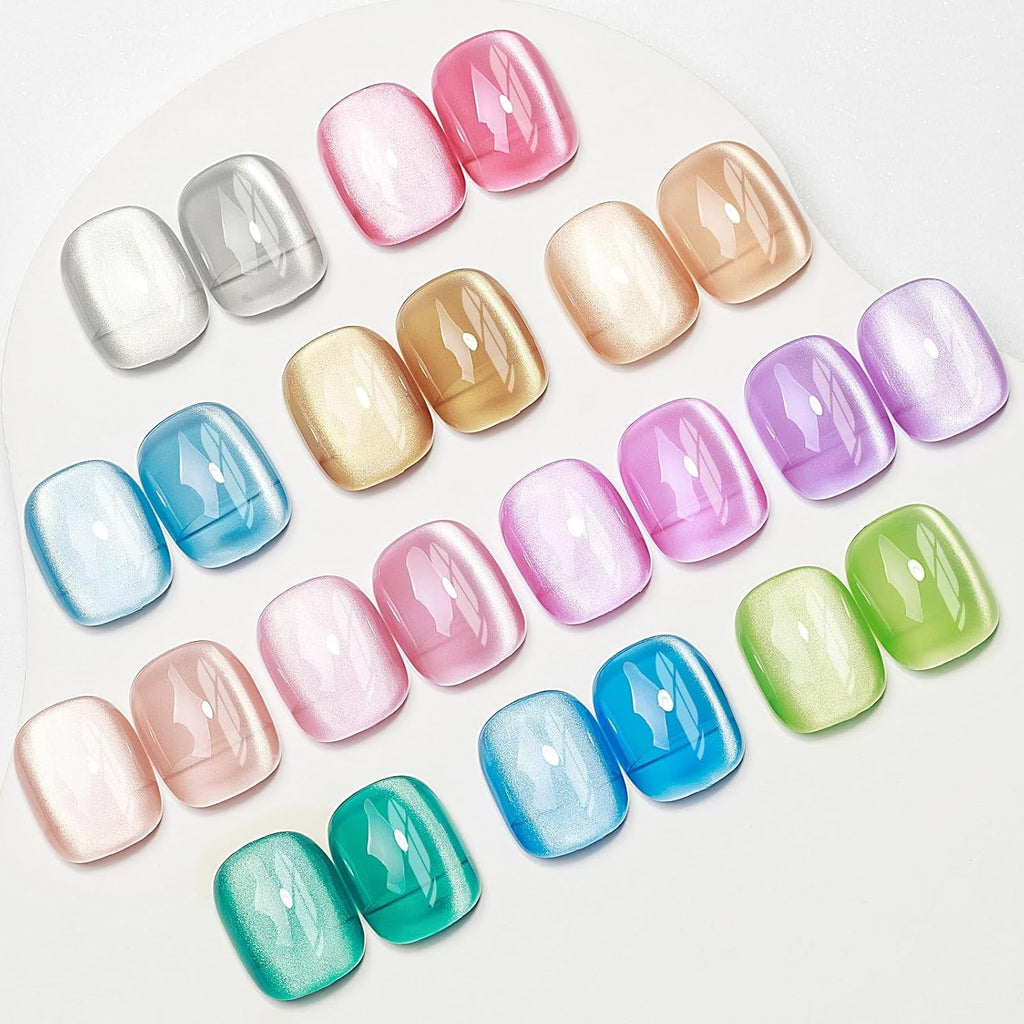 SUPWEE 5 in 1 Nail Magnet Tool, Rosa Cat Eye Magnet Für Nägel Multifunktions Magnetstift DIY Magic 3D Magnet Stick Pen Set Nail Art Magnet Stick Für Nail Art Diy-Zubehör