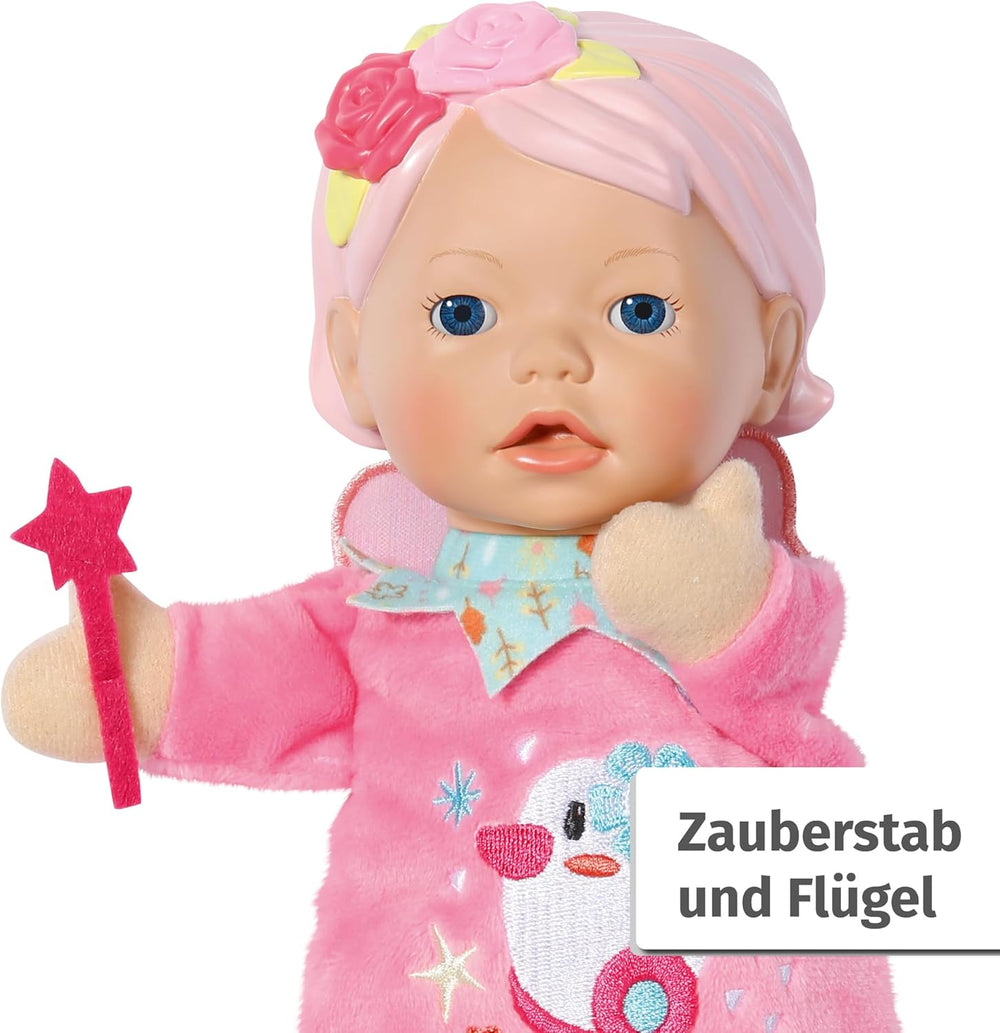 BABY born for babies Fee, păpușă cu corp moale și buzunare pentru degete în brațe, marionetă de mână înaltă de 26 cm, 834695 Zapf Creation