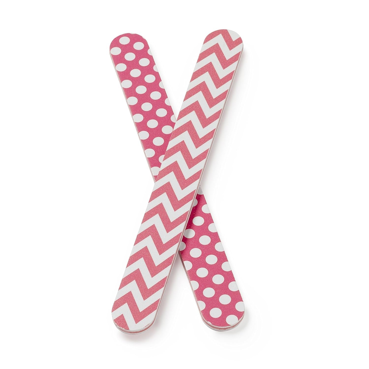 Pilă de unghii, căptușită, pentru modelarea unghiilor naturale și artificiale, față-verso, granulație medie, puternică, robustă, pentru acasă, saloane, manichiură sau pedichiură profesională, 2 bucăți