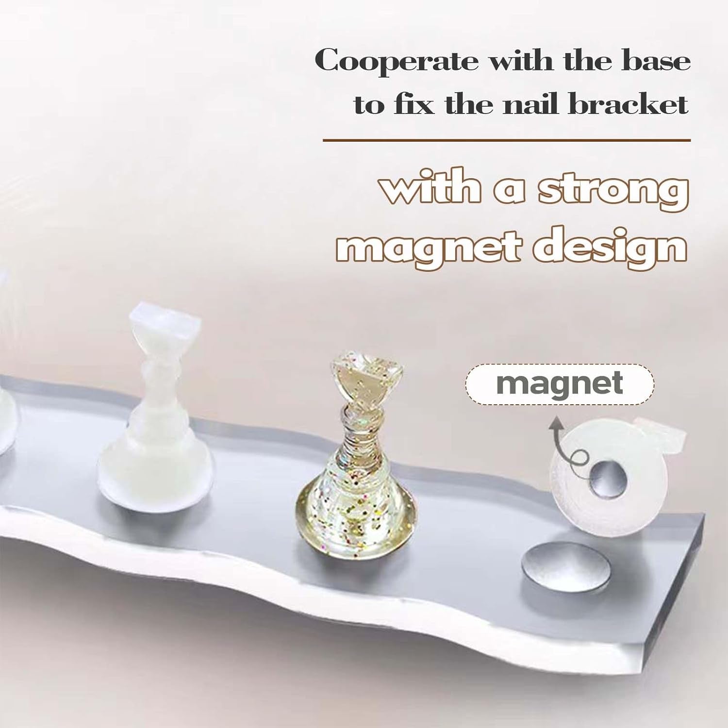 Set Design Unghii – Mână de Antrenament Premium pentru Unghii cu Gel, Accesorii pentru Unghii și Set Unghii Artificiale – Set Versatil pentru Unghii cu Gel DIY și Accesorii Nail Art