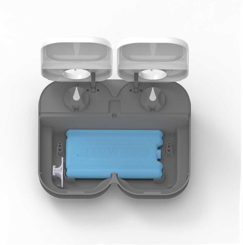 Cat Mate Futterautomat für Zwei Mahlzeiten für Haustiere (C200)