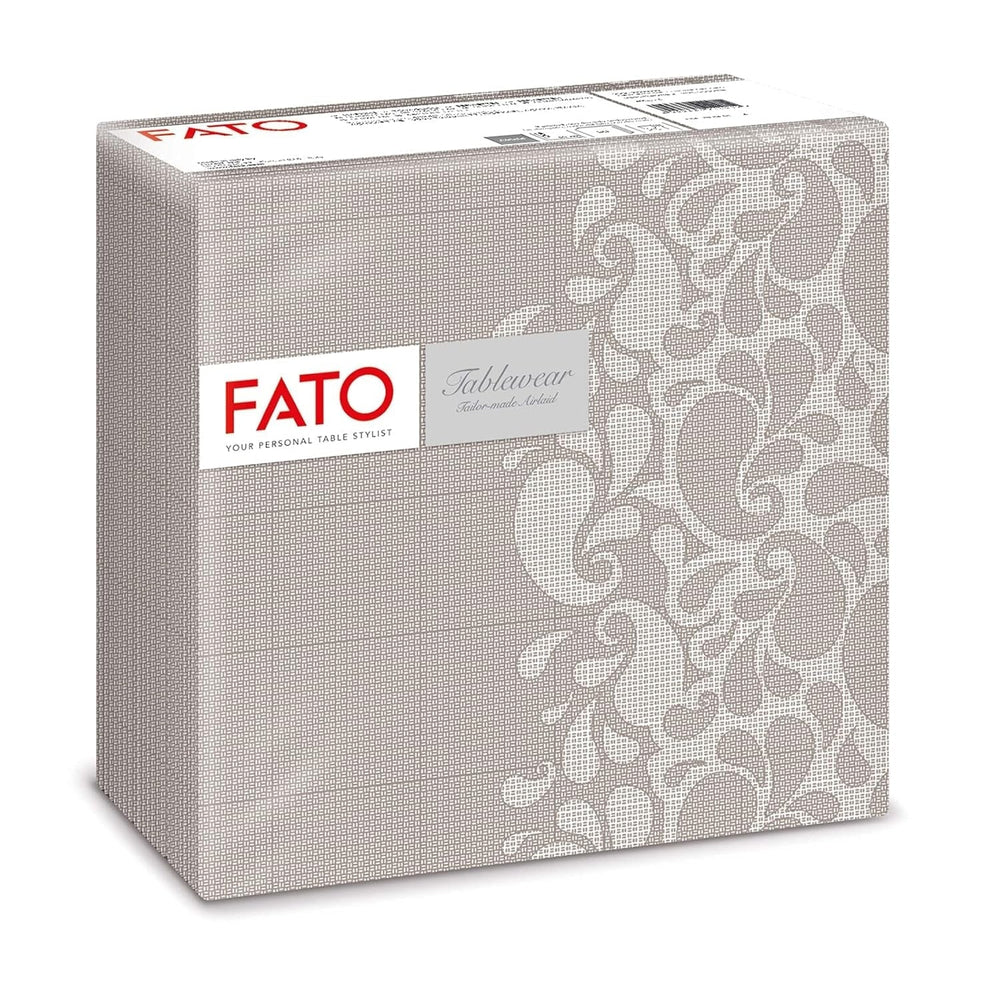 Fato - Șervețele din hârtie uscată, airlaid, efect textil, pachet cu 50 de șervețele, format 40X40 pliate în 4, Tropicana Decor