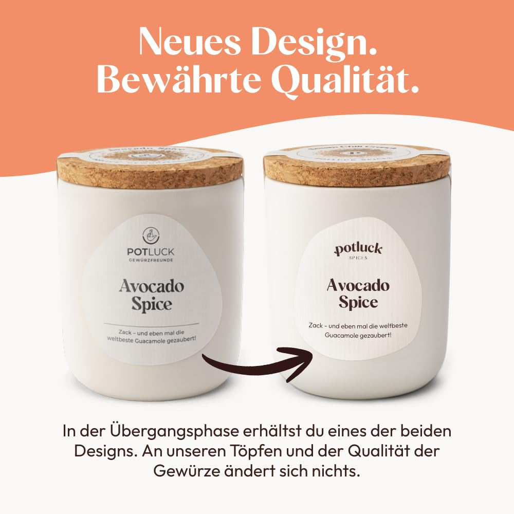 Potluck | Bio Sizilianisches Zitronensalz | Gewürzsalz für Fisch, Meeresfrüchte, Gemüse, Salate und Dressings | 140g im Keramiktopf