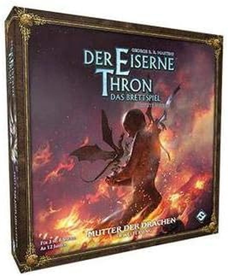 Fantasy Flight Games, Throne of Iron: The Board Game 2nd Edition - Mother of Dragons, Expansion, Expert Game, Strategi Game, 3-8 Players, Ages 14+, 180 minutes, German
