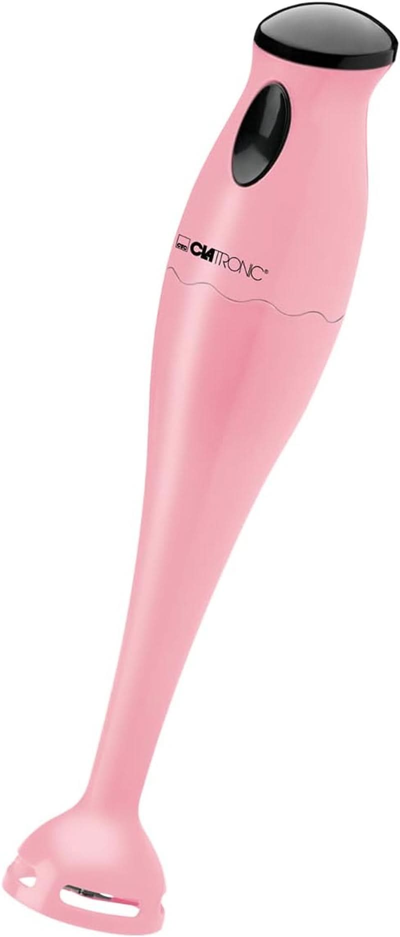 Clatronic Stabmixer/Pürierstab/Blender/Stab-Mixer/Stick/Mixstab SM 3577; Edelstahl-Schlagmesser; Für Smoothie, Kürbispüree, Babybrei, Milchshake; Mit Mixbehälter (500 ml); 180 Watt; Pink Køkken Naty Shop Pink