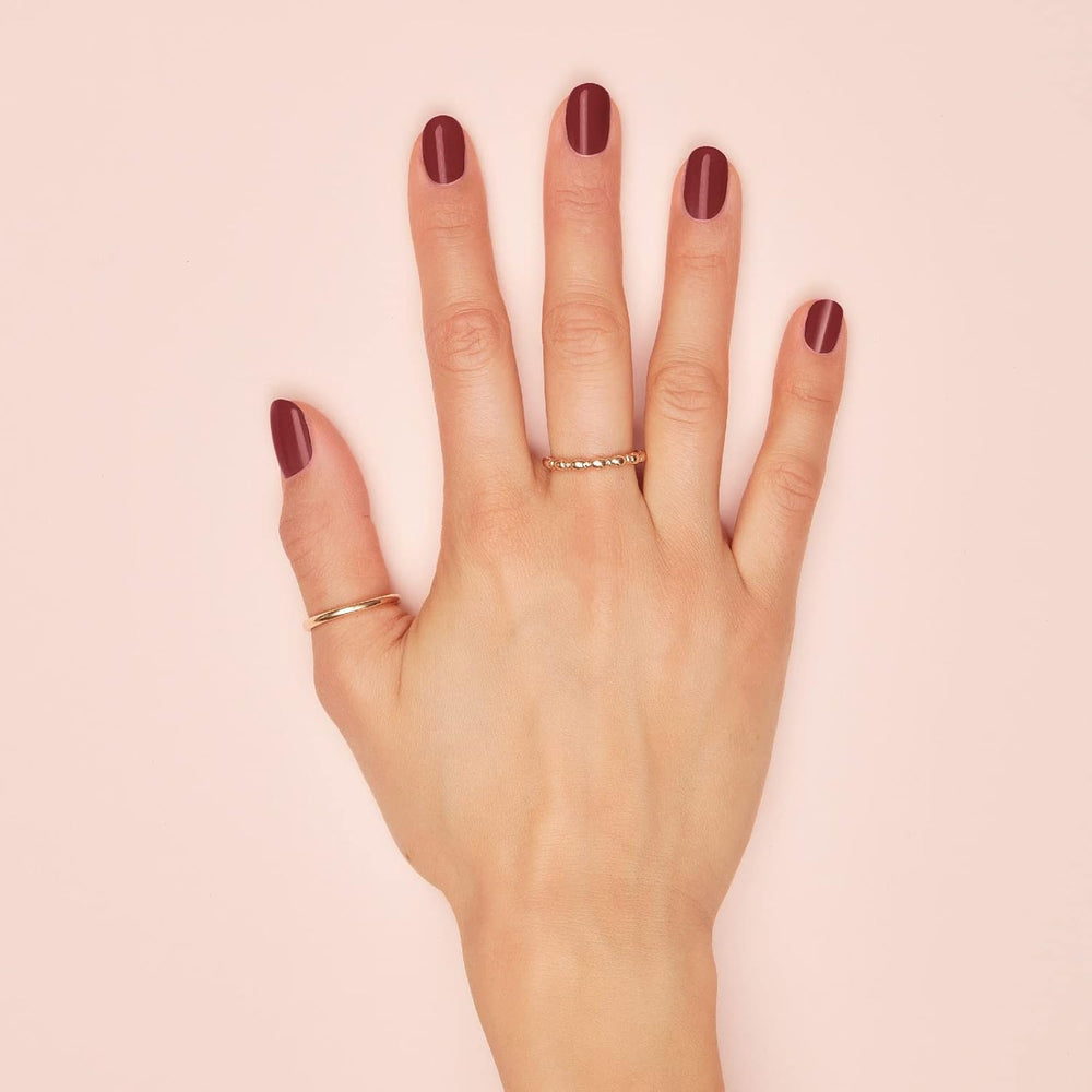 Milano Professional semi-permanent neglelak, nr. 21 Bourgogne, volumengivende effekt, langtidsholdbar, til intense og blanke negle, 4,5 ml