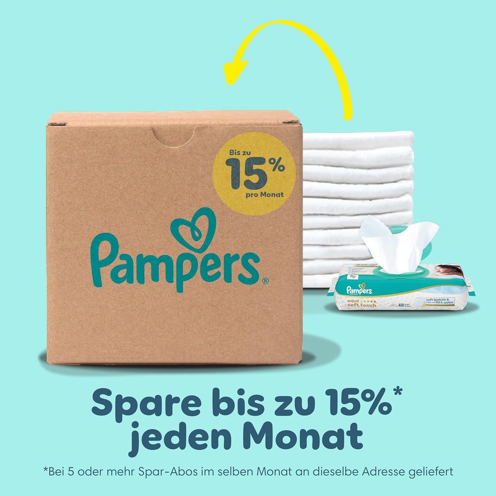Pampers Premium Protection Størrelse 6, 144 bleer, 13 kg-18 kg, vores #1 hud- og lækagebeskyttelse