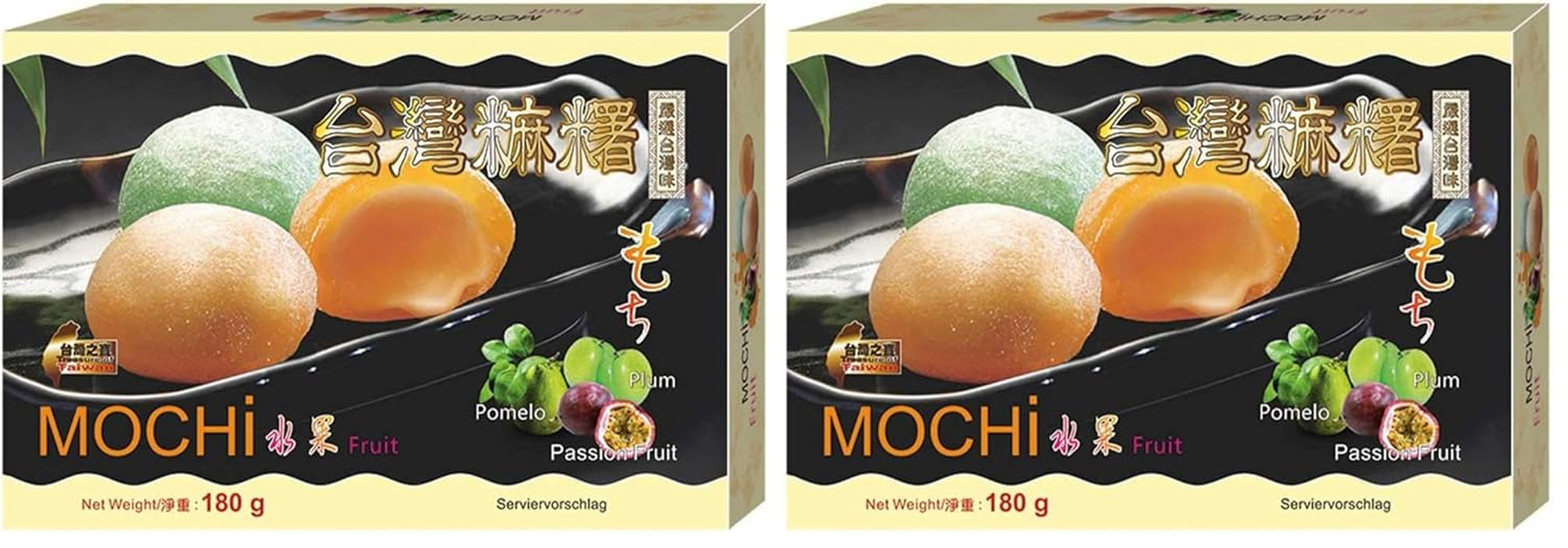Mochi, frugtblanding, 1 x 180 g