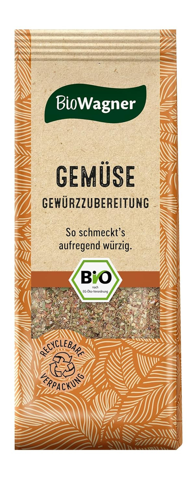 BioWagner - Bio Ras el Hanout, Gewürzmischung für orientalische und arabische Gerichte, ideel til Couscous, Tajine eller Hummus, naturbelagte Bio-Zutaten, genanvendelig Verpackung, 50 g