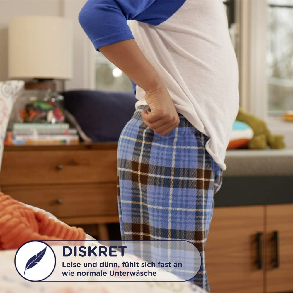 DryNites Absorberende sengevædningsbleer til drenge 4-7 år (17-30 kg), Jumbo månedlig pakke, 64