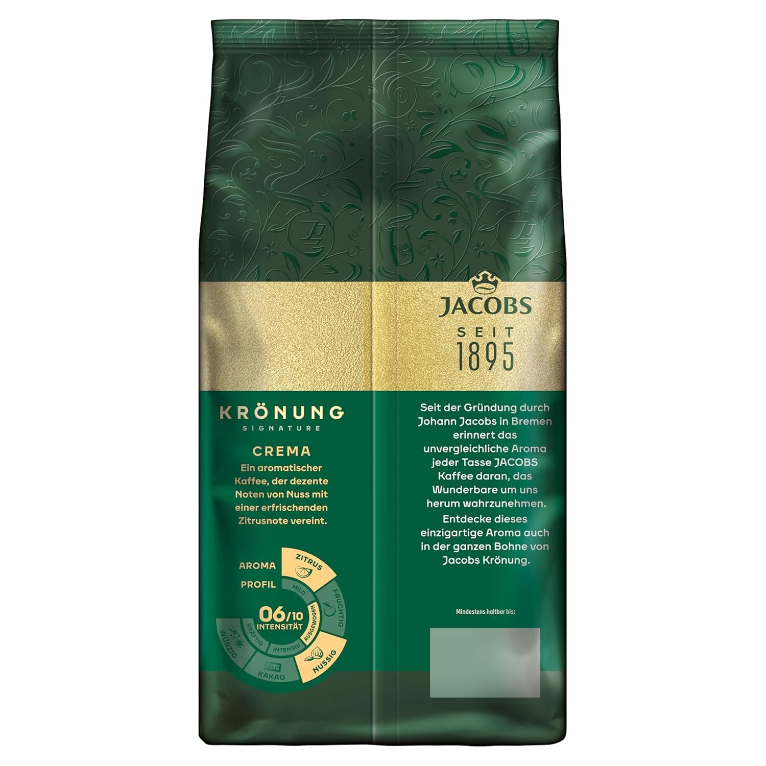Jacobs Krönung Caffè Crema ganze Bohne, 1000 g