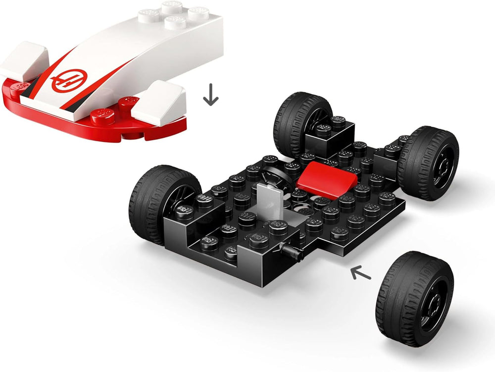 LEGO City F1 Williams Racing og Haas F1 Racing Cars - Formel 1 legetøj med biler, der kan bygges og 2 racerkører minifigurer - Små gaveideer til drenge og piger fra 4 år 60464 Byggesæt Beuche den LEGO-Store