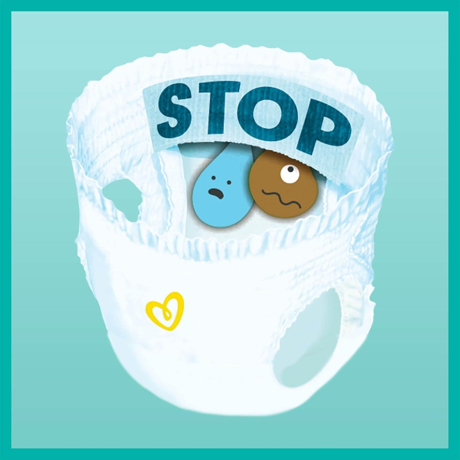 Pampers bleer (gammel version), natbukser, str. 5, 22 stk., 12 kg-17 kg