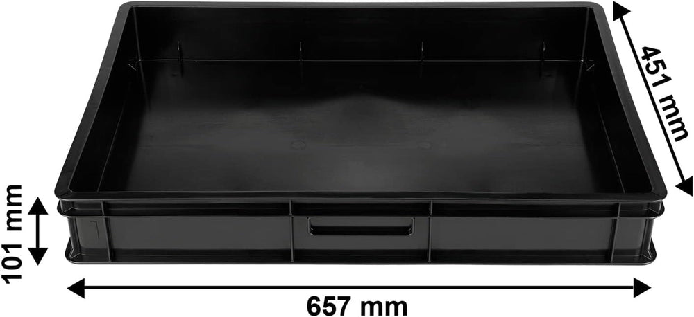 Sistem de propagare GW-285 format din tavă profesională pentru apă GW657, covoraș capilar asortat (absorbție de apă 3L pe mp) și tavă pentru ghivece cu 285 de ghivece (23x23mm, 54mm înălțime) în dimensiune Euro (600 x 400mm)