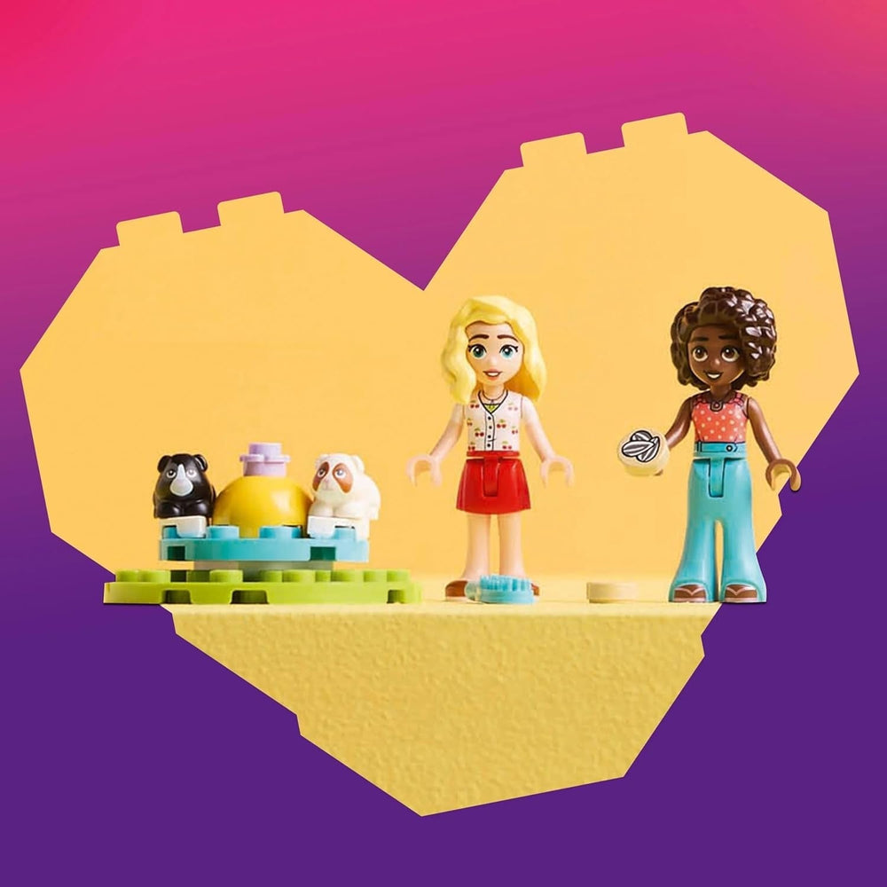 LEGO Friends Marsvin Legeplads Bygge- og Foregive Legesæt med 2 minifigurer og 2 Dyrelegetøj til piger 5+ Dyresæt 42640 Byggesæt Besuche den LEGO-Store