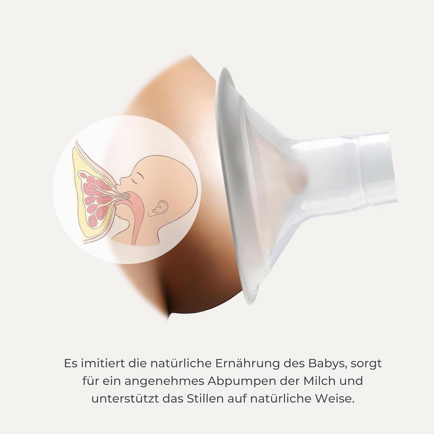 Nuvita Effektivt dobbelt pumpesæt til Materno Smart X - 1287KDX | Komplet sæt tilbehør, anti-kolik flaske godkendt af Aio Accesorii Hrana si Alattare Bebe Naty Shop