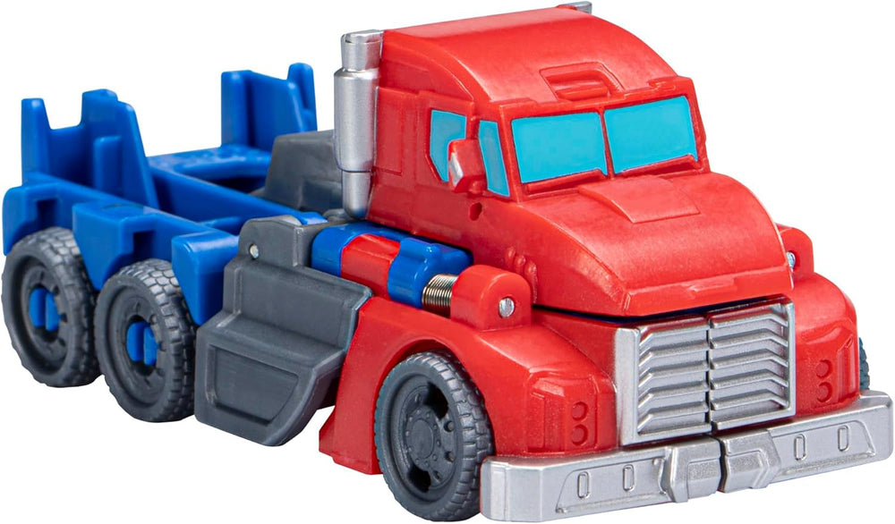 Transformers Earthspark 1-trins flip changer Optimus Prime Action Figur (10 cm) Robot Legetøj Alder 6+ Action Figurer Naty Shop
