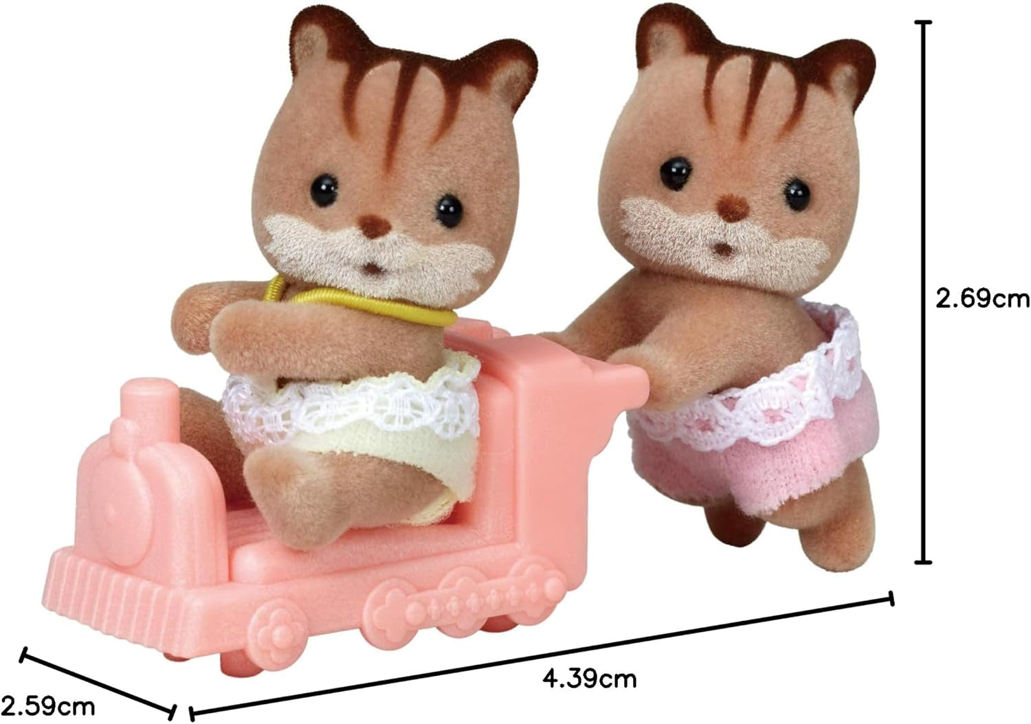 Sylvanian Families L5421 Squirrel Twins Dukkehus Dukkehusfigurer Naty Shop Dukker