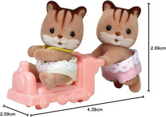 Sylvanian Families L5421 Squirrel Twins Dukkehus Dukkehusfigurer Naty Shop Dukker