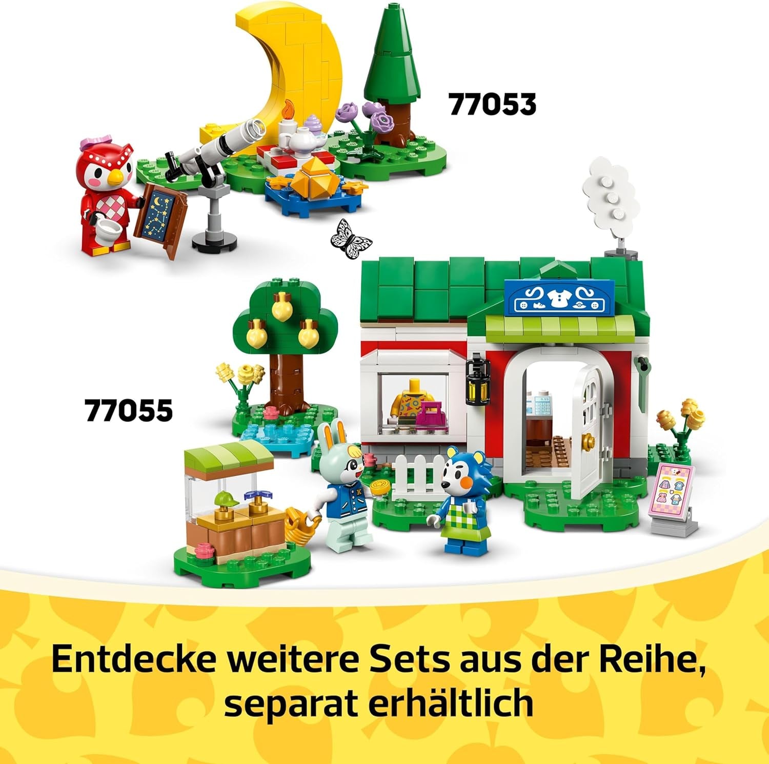 LEGO Animal Crossing Gerd's Caravan & Have Rollelegssæt Billegetøj til børn 7 år Piger og drenge Gavevideospillegetøj med dyrefigurer 77054 Byggesæt Besuche den LEGO-Store
