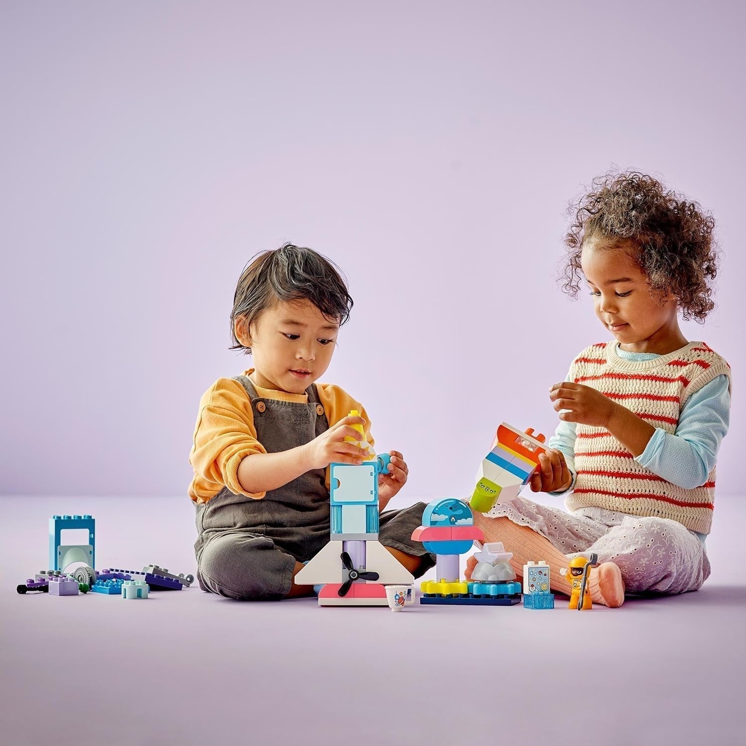 LEGO DUPLO 3-i-1 rumfærge Masser af Adventure Space Sæt Raket Legetøj til Børn Byggevidenskab Legetøj Tidlig udvikling Motoriske færdigheder Gave til 3-årige 10422 Byggesæt Beuche den LEGO-Store