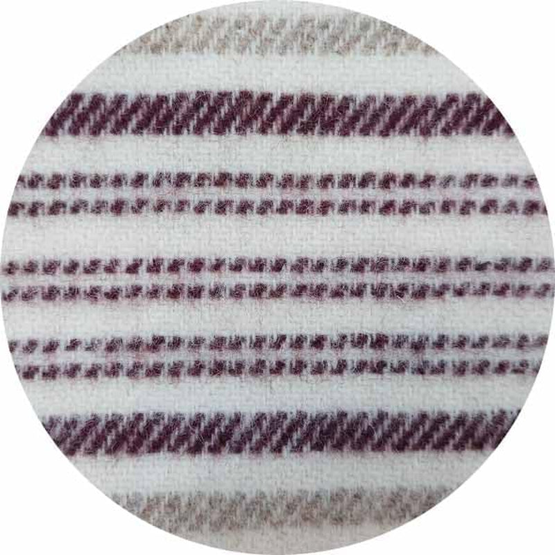 Toison D'Or vinkel, 240 X 260 Cm, Hvid/Aubergine/Bizet Dyner og dyner Naty Shop