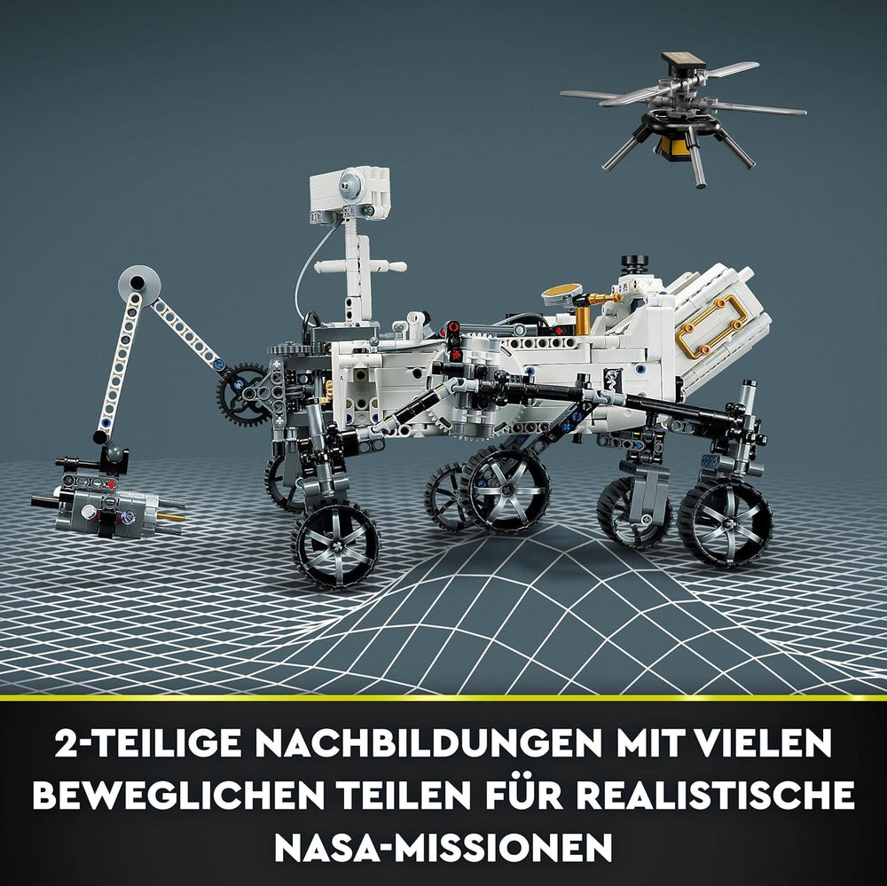 LEGO Space Legetøjssæt 42158 Technic NASA Mars Rover Perserverance with Ar App, Science Building Legetøj til piger og drenge 10+ byggesæt Besuche den LEGO-Store