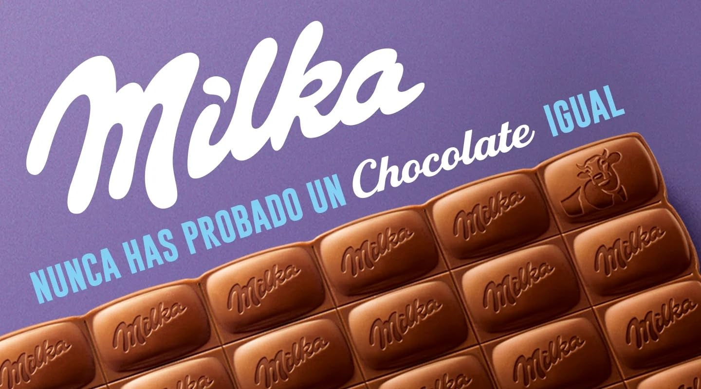 Milka Triolade 1 x 280g | Stor trelags chokoladebar | Alpine mælkechokolade, hvid og mørk chokolade | Milka chokolade fra 100% alpemælk | Chokoladebarer (pakke med 5)
