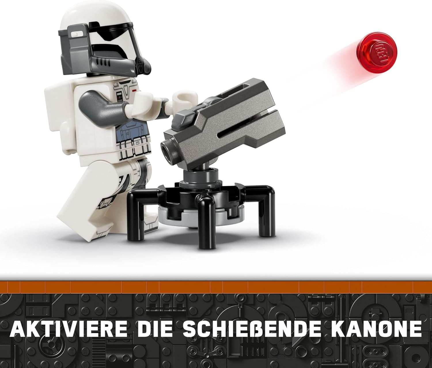 LEGO Star Wars: Mandalorian Ambush on Mandalore Battle Pack, Adventure Building Legetøj til børn, Collectible Action Set, Gaveidé til drenge og piger 75373 Byggesæt Besuche den LEGO-Store