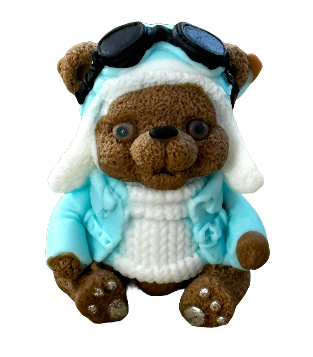 Decoratiune comestibila din zahar, Aviator Decoratiuni din Pasta de Zahar Naty Shop