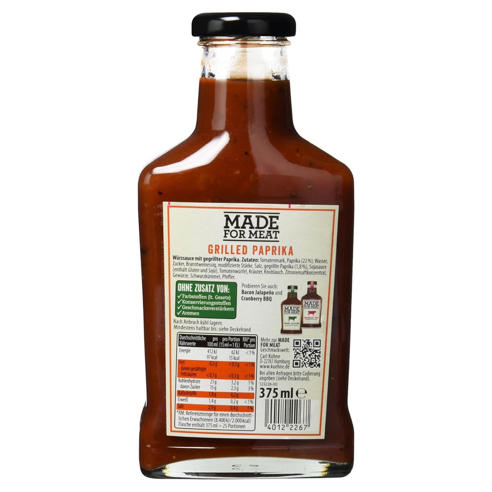 Lavet til kød grillet paprika, 375 ml