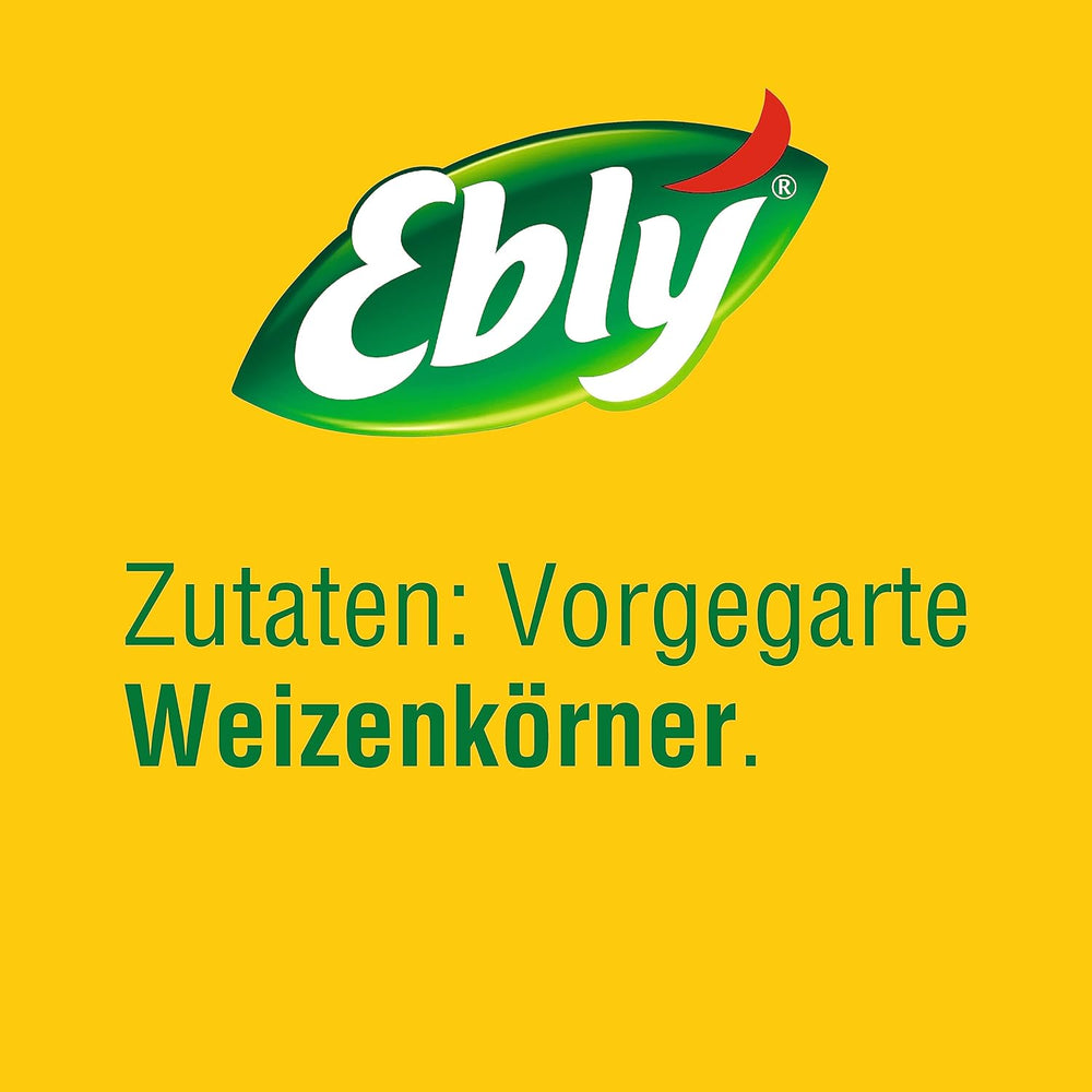 ® Hvede tørret i solen, i poser, kogt, 10 minutter, 6 x 500g