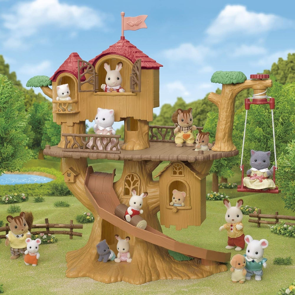 Sylvanian Families 5494 Adventure Tree House - Set de joacă pentru casa de păpuși Casute de papusi Naty Shop