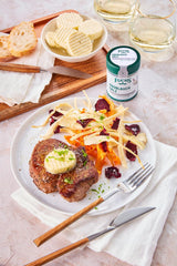 Fuchs Gewürze - Knoblauchsalz - Gewürzsalz für Dips, Saucen og Gemüse - naturlige ingredienser - 90 g i wiederverwendbarer, genbrugsbarer Dosis