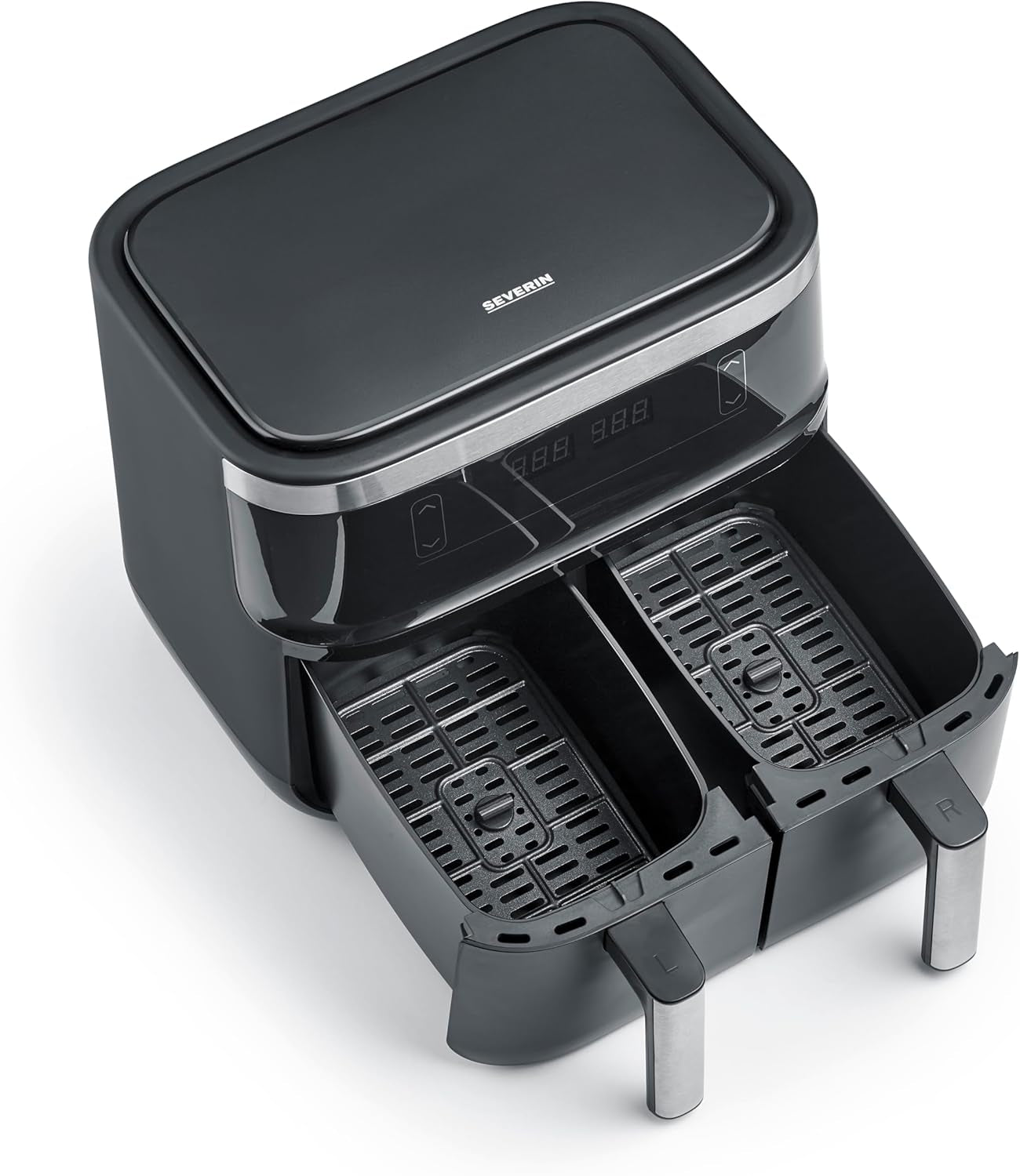 SEVERIN Friteuză cu aer cald dublă cu cameră de gătit de 2 X 3,8 L, 8 programe automate Electrocasnice Naty Shop